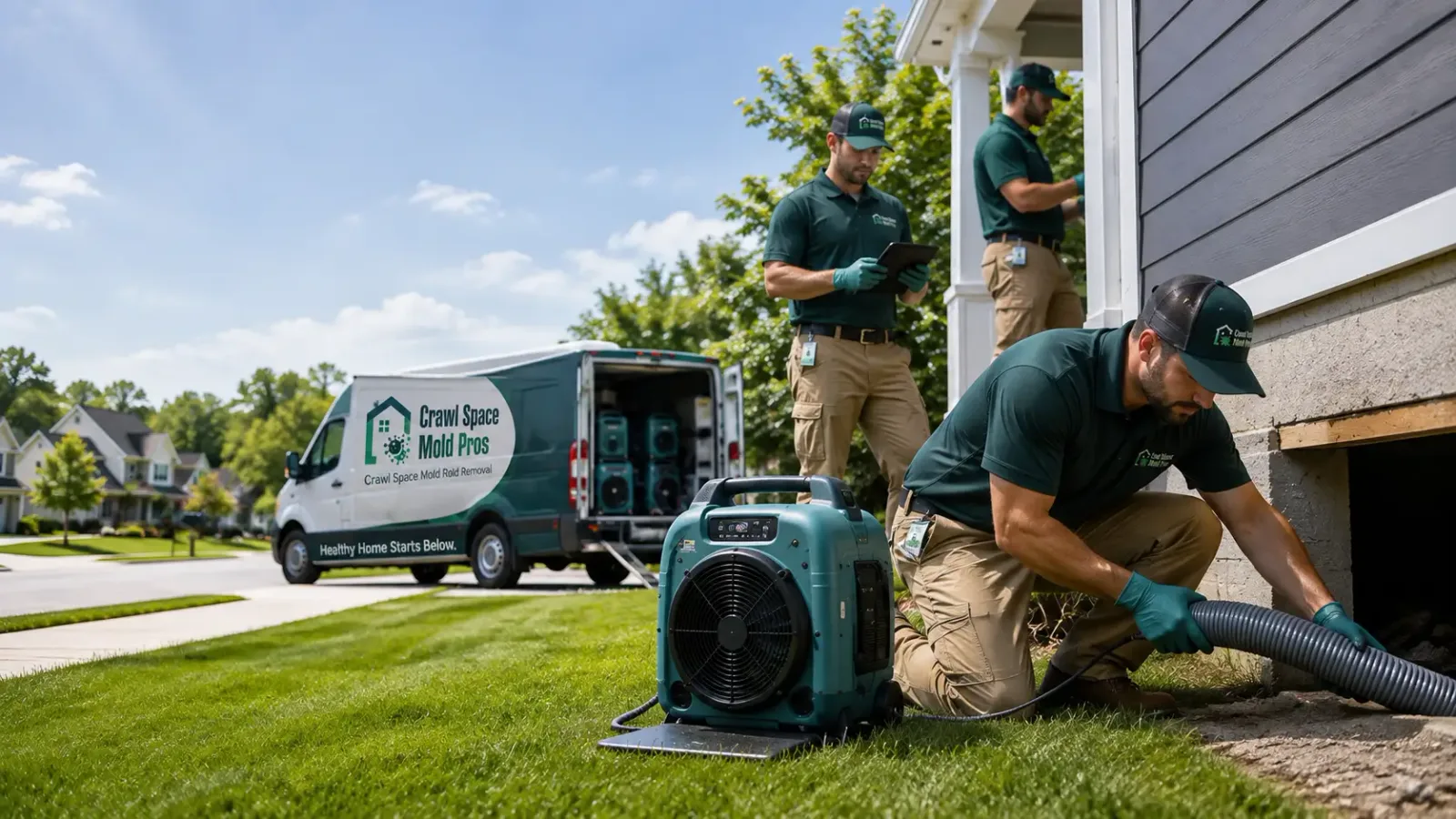 Crawl Space Mold Removal in Kingston, WI